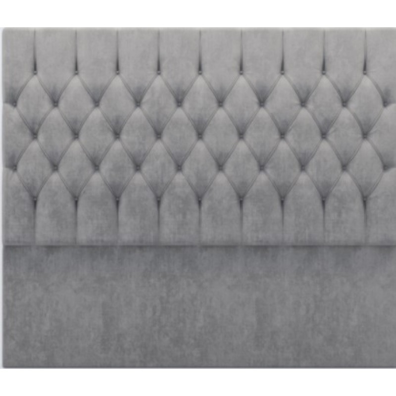 Briody 4'6 Riviera Button Wall Mounted Headboard 66″